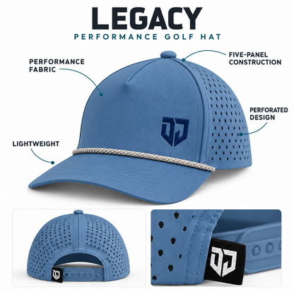 Jansen Legacy Performance Hat - Smoky Blue