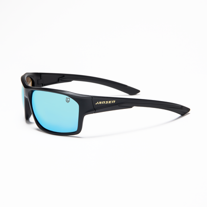 Side view of Jansen sunglasses highlighting frame shape and premium craftsmanship.